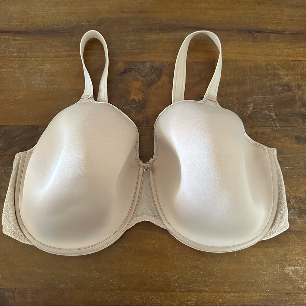 Chantelle Women's C Magnifique Seamless Contour Minimizer Bra 42DDDD beige